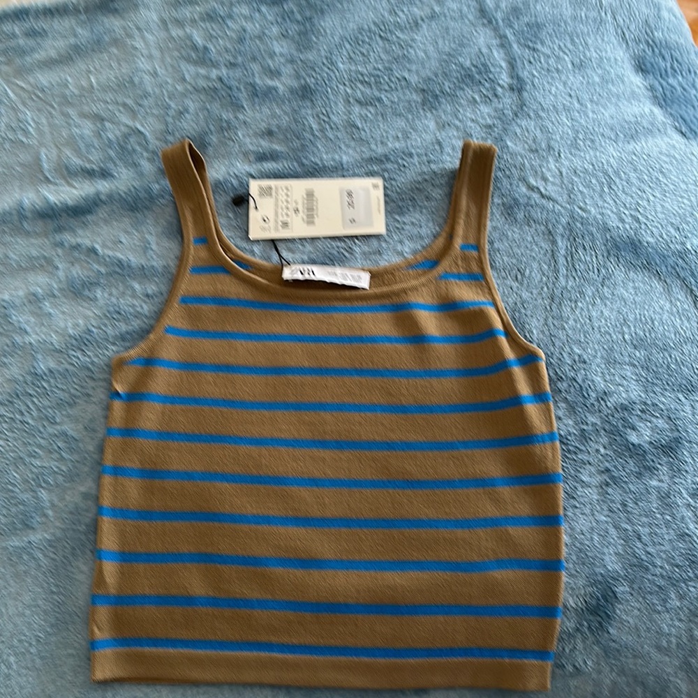 Zara elastic tank top.